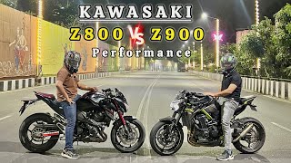 Kawasaki Z900 vs Z800 ☠️ Drag Performance Test [upl. by Arik67]