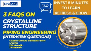 Understanding Stainless Steel Ferritic Martensitic and Austenitic Types Explained FAQs [upl. by Finstad]