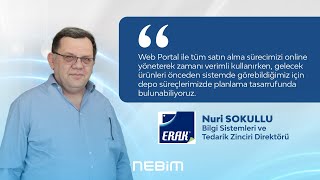 Erak  Nebim V3 Ham Madde ve Aksesuar Tedarikçileri için Web Portal [upl. by Eidahs]