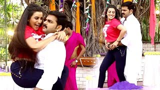 Pawan Singh Akshara Singh 2019 सुपरहिट होली VIDEO SONG  हथवा से धर के जीजा  Bhojpuri Holi Song [upl. by Achilles911]