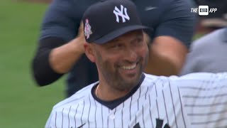 Yankees Core Four returns for OldTimers Day [upl. by Eiromem]