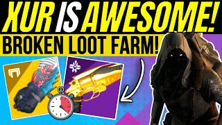 XUR Has RARE Meta EXOTIC amp LOOT GLITCH GOD ROLL Armor Farm Location Inventory February 23 Destiny 2 [upl. by Einahpet]