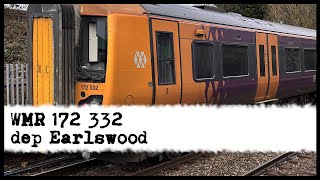 WMR 172 332 departing Earlswood 020324 [upl. by Norean]