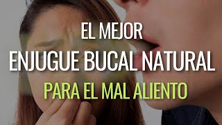 El mejor enjuague bucal natural para el mal aliento 👄🍃  recomendado por dentista biológica 🦷👌🏻 [upl. by Schlessinger]