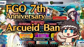 FGONA 7th Anniversary 「Arcueid Banner  GSSR」GACHA ROLLS [upl. by Oakley]