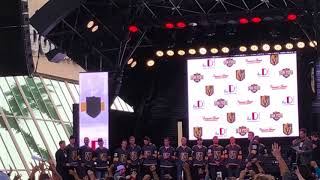 Golden Knights Players Announced at Fan Fest [upl. by Geesey]