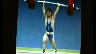 Naim Suleymanoglu 1885 Kg Clean and Jerk  597 Kg Bodyweight [upl. by Sinnej200]