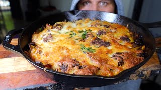 PASTELON DE PLATANO MADURO Y BISTEC ENCEBOLLADO CON EL BISTEC BLANDITO COMO EL DE MI ABUELA [upl. by Xonnel]