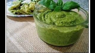 Salsa Pesto receta original [upl. by Neelak]