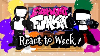 FNF React to Week 7Gacha Club ElenaYT [upl. by Rainwater]