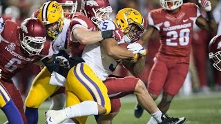 LSU RB Derrius Guice Turns On Afterburners [upl. by Winebaum]