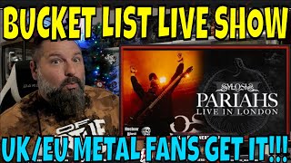 SYLOSIS  Pariahs OFFICIAL LIVE VIDEO OLDSKULENERD REACTION [upl. by Yregerg]