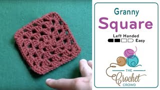 How to Crochet A Granny Square Finish  The Crochet Crowd [upl. by Kancler]