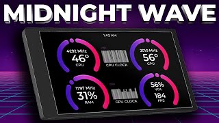 AIDA64 Sensor Panel MIDNIGHT WAVE Layout ORISHATECH [upl. by Musetta]