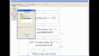 Raptor Flowchart Tutorial  Sales Tax Calculator ITT Tech [upl. by Hendrik]