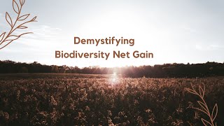 Demystifying Biodiversity Net Gain [upl. by Eachelle]