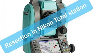 Resection in Nikon Nivo C Total station I Total Station I Resection I NIKON I Survey Pro Software I [upl. by Godwin]