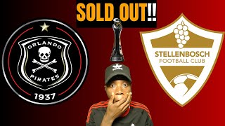 SOLD OUT ORLANDO PIRATES VS STELLIES FINAL TICKETS SOLD OUT [upl. by Osyth]