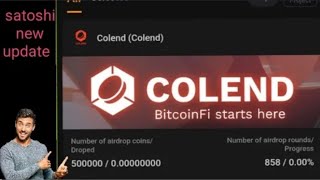 satoshi new update colend project add satoshi app، viral viralvideo youtubevideo [upl. by Heisser706]
