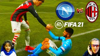 NAPOLI vs MILAN SI GIOCA SENZA REGOLE su FIFA 21 [upl. by Veron628]