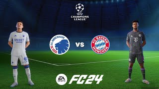 FC 24 Kobenhavn  FC Bayern München FC 24 Champions League Eastpoint Stadium EA Sports FC 24 [upl. by Ainnat]