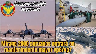 Mirage 2000 se preparan Mantenimiento y reparación tipo Vp6 y Vp7‼️🇵🇪😱 [upl. by Ahsieket]