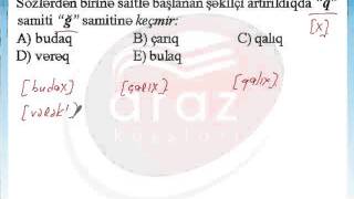 Azərbaycan Dili  TEST 7 [upl. by Ydahs]