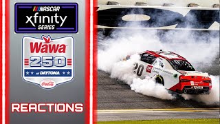 2024 NASCAR Xfinity Series Wawa 250 Daytona Race Reactions  GREAT RACING [upl. by Tjon269]