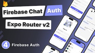 Build a React Native App with Firebase Auth amp Chat 4  Firebase Authentication [upl. by Py]