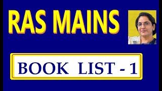 Scheme of Exam and Book List for RAS MAINS Part1 [upl. by Syah877]