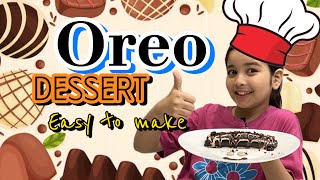 Aayat Arif  Oreo Dessert “easy to make”  vlog [upl. by Aduh]