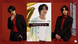 ENG 💝 LDF with BTS Making Film byJIN💝 ㅣWe want a DutyFree life [upl. by Itirp]