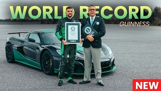 Rimac Nevera  New Guinness World Record [upl. by Odareg]