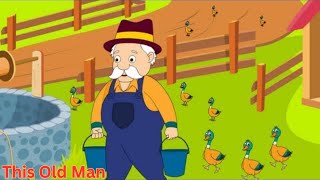 This Old Man He Played One nurseryrhymes kidsvideo education [upl. by Arel]