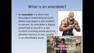 English Language Paper 2 Question 5  Anecdotes [upl. by Airemaj]