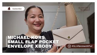 BagReview Michael Kors Jet Set Travel Small Flap Pocket Envelope Crossbody Bag [upl. by Gardy487]