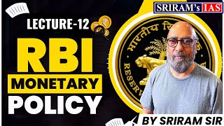 Monetary Policy  Liquidity Adjustment Facility  REPO Rate  INDIAN EconoMY  SSC amp UPSC [upl. by Alekat]