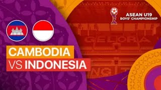 🔴 Berlangsung di GBT  TIMNAS INDONESIA U19 VS KAMBOJA  PIALA AFF U19 2024 Ilustrasi Video [upl. by Rosenzweig]