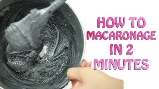 How to Properly Macaronage in 2 Minutes to Prevent Hollow Shells [upl. by Eyar]