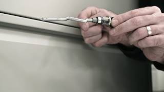 How to replace a lock on a Bisley Essentials product  by Bisley How To [upl. by Neened]