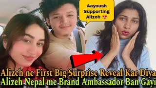 Alizeh Nepal me Brand Ambassador Ban Gayi😍 Aayoush Supporting Alizeh😍 1st Surprise Crazzy Pikku [upl. by Ecnar]