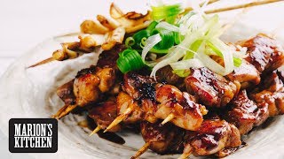 Teriyaki Chicken Skewers  Marions Kitchen [upl. by Ruel]