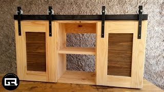 Alacena de PALETS ♻️  PALLET Wood Cabinet BUILD [upl. by Eadahc80]