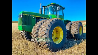 JOHN DEERE 8650 1983 10X AUCTION AuctionTimeTractorHouse [upl. by Eloccin161]