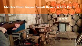 Gletcher Mosin Nagant Airgun Repot Shooting by World Champion WKTA Part3 [upl. by Acissej]