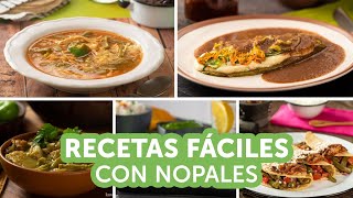 Recetas fáciles con nopales  kiwilimón [upl. by Locke]