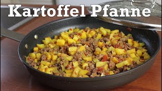 Schnelle KartoffelHackPfanne  Bratkartoffeln mal türkisch  Canans Rezepte [upl. by Netsua]