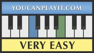 Elgar  Pomp amp Circumstance  Very Easy Piano Tutorial [upl. by Faustena]