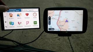 Garmin Drivesmart 61 vs Tomtom Go 6000 planning route test [upl. by Pantheas]