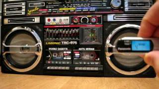 LASONIC TRC 975 Ghetto Blaster BOOMBOX OLDSCHOOL HIPHOP [upl. by Okubo660]